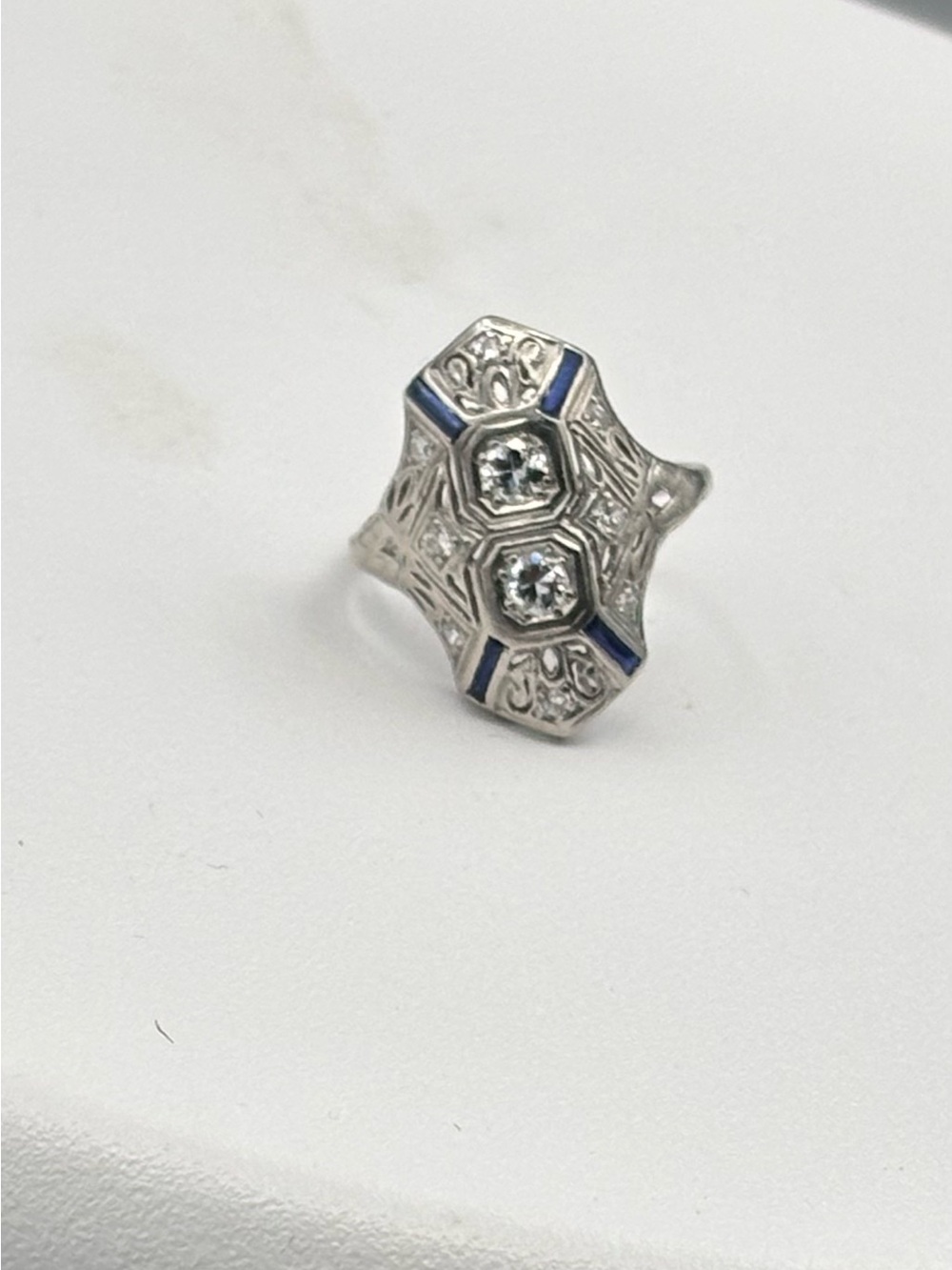 Diamond and Sapphire Ring